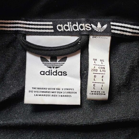 Adidas Men's Essentials 3-Stripes Track Jacket Size L - Picture 4 of 4